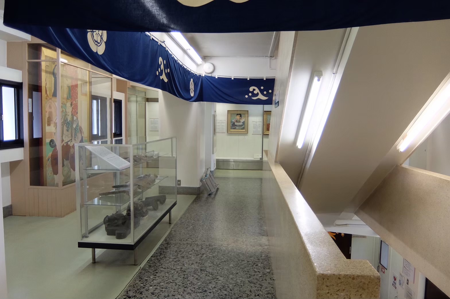 岐阜城 天守内部の展示（復興天守の館内）